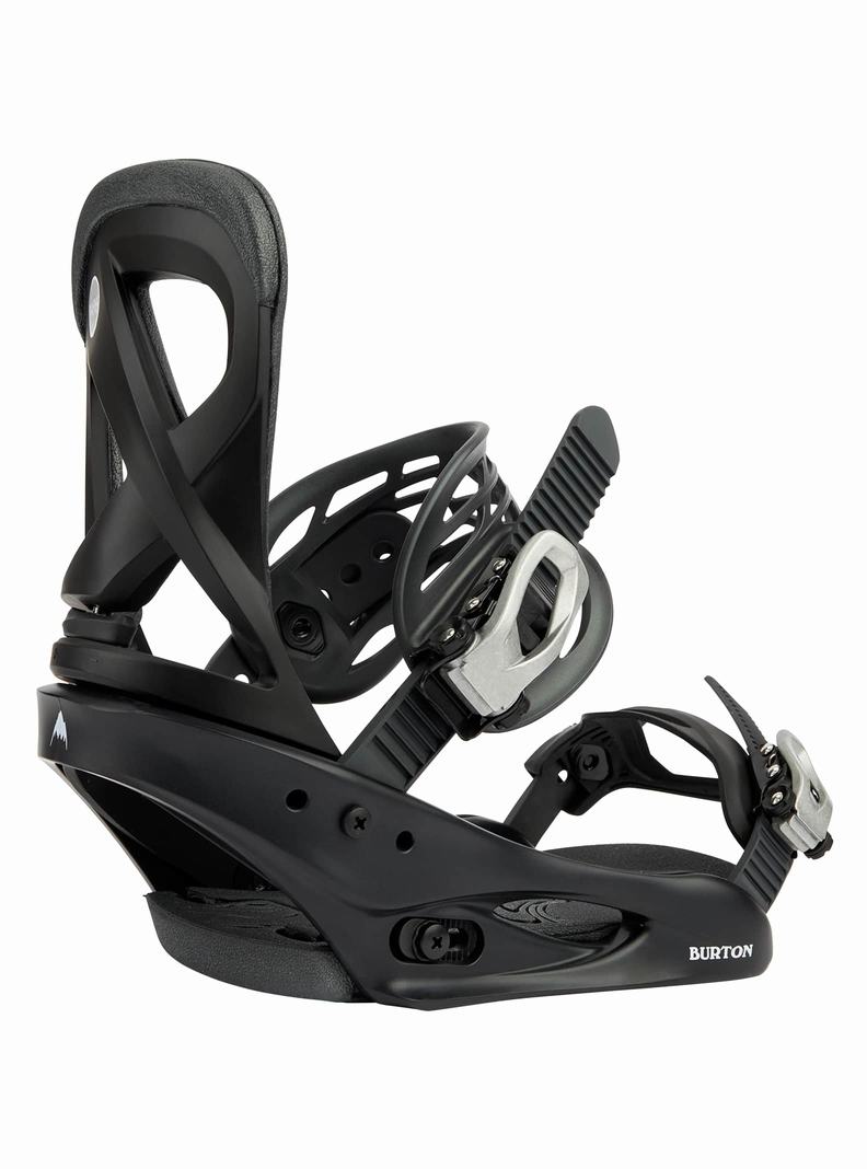 Black Burton Scribe Re:Flex Women\'s Snowboard Bindings | XUMAVZ285