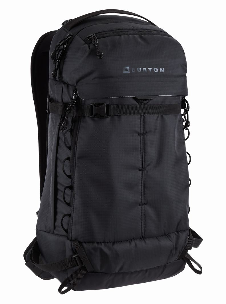 Black Burton Sidehill 25L Unisex Backpacks | NOMEJK637