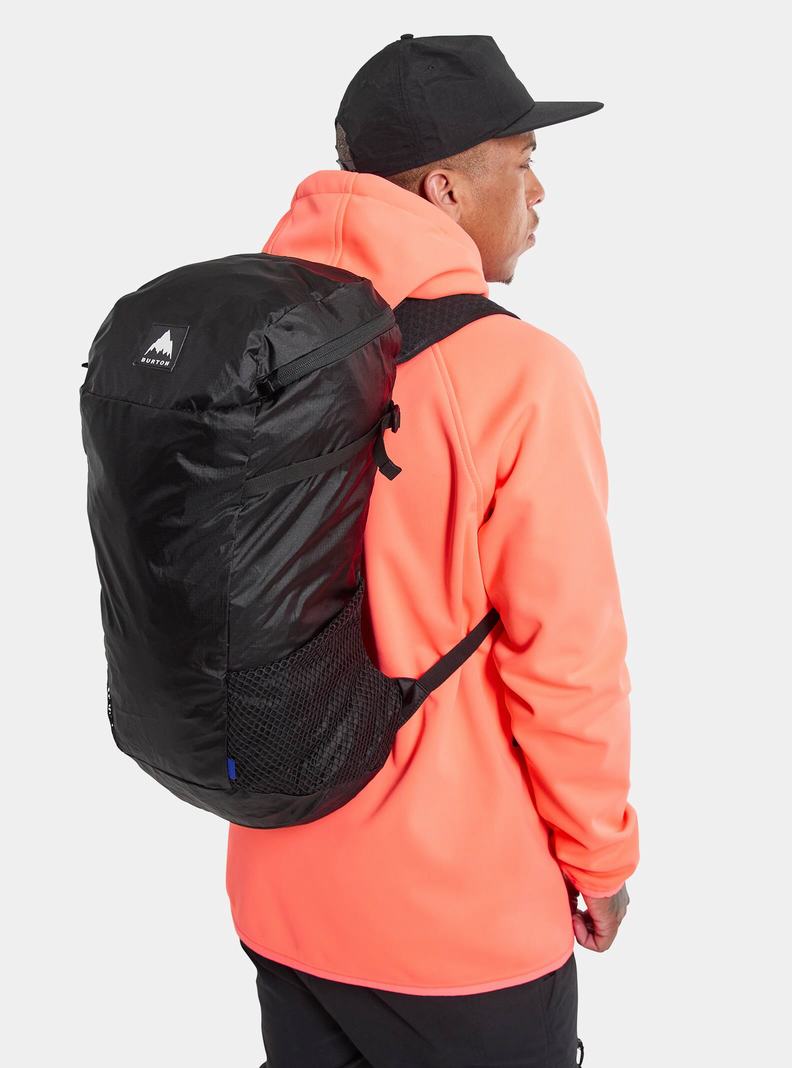 Black Burton Skyward Packable 25L Unisex Backpacks | AOHTWM691