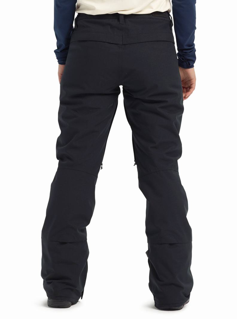 Black Burton Society Women's Ski Pants | CDVJAZ963