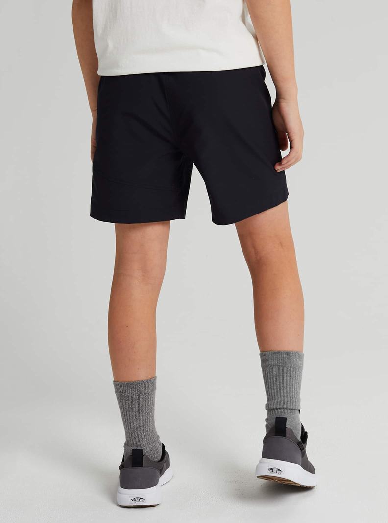 Black Burton Spurway Tech Kids' Shorts | RZXHBV421