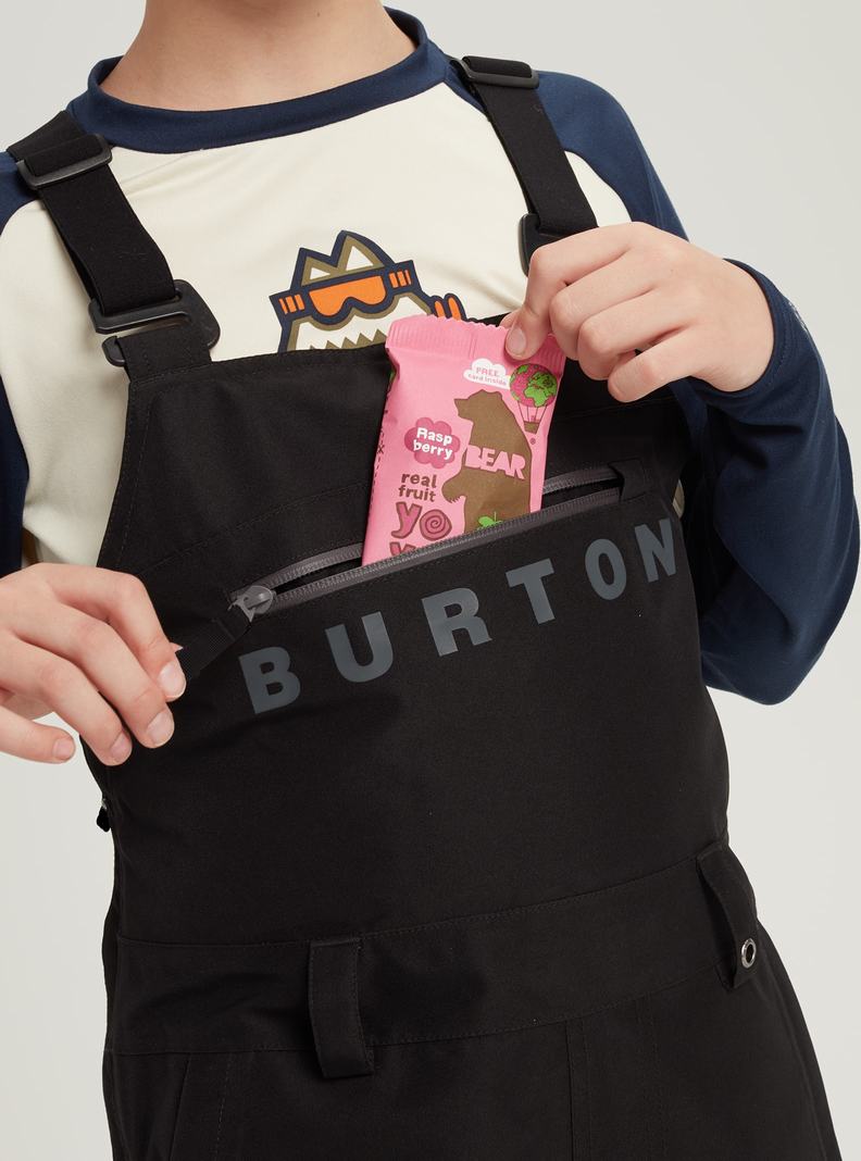 Black Burton Stark GORE-TEX 2L Kids' Bibs | XHPWYR549