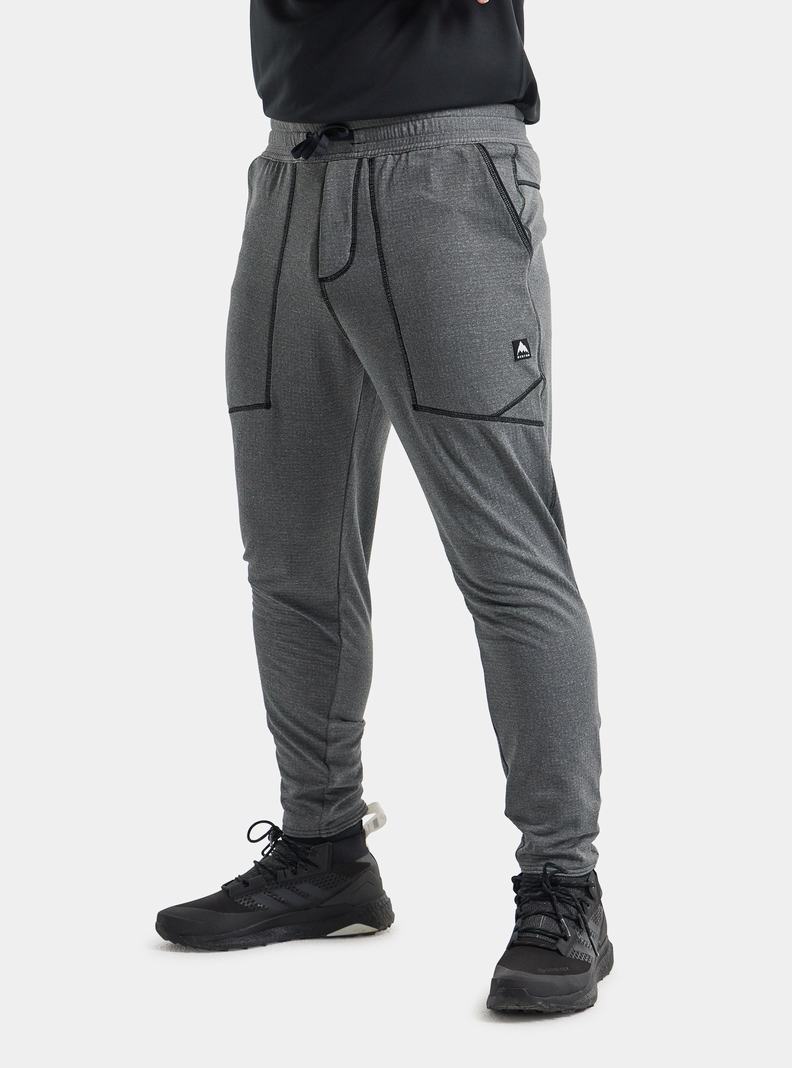 Black Burton Stockrun Grid Men's Pants | QZPRSB405