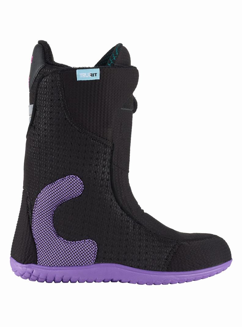 Black Burton Supreme - Wide Women's Snowboard Boots | LTHKWN501