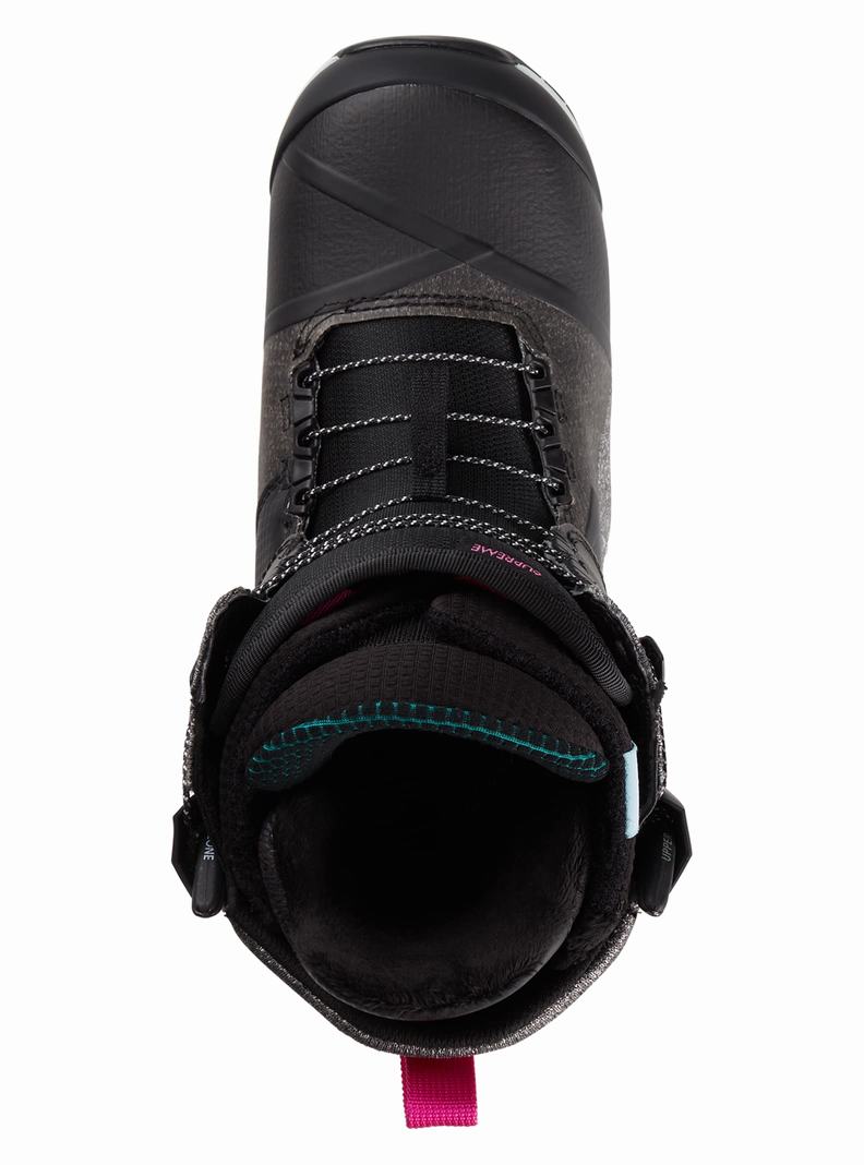 Black Burton Supreme - Wide Women's Snowboard Boots | LTHKWN501