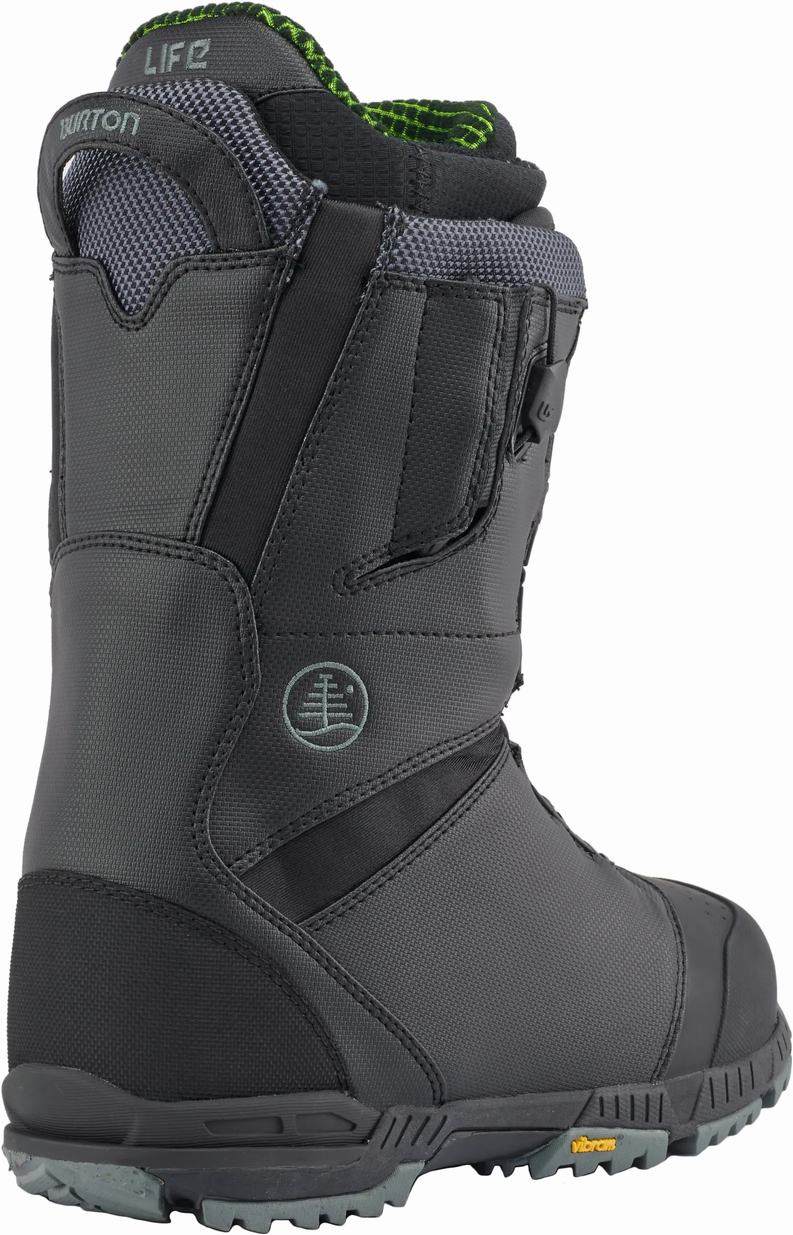 Black Burton Tourist Men's Snowboard Boots | XJPOVE358