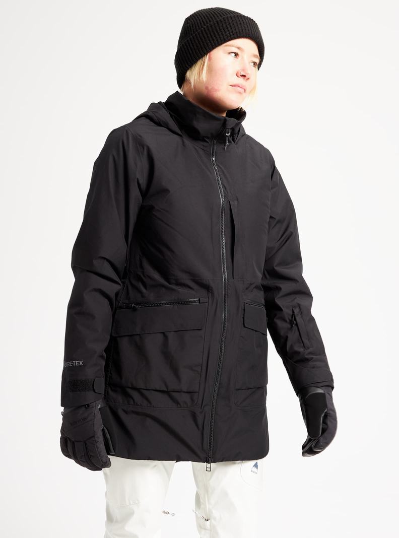 Black Burton Treeline GORE-TEX 2L Women's Ski Jackets | GJOBKQ683