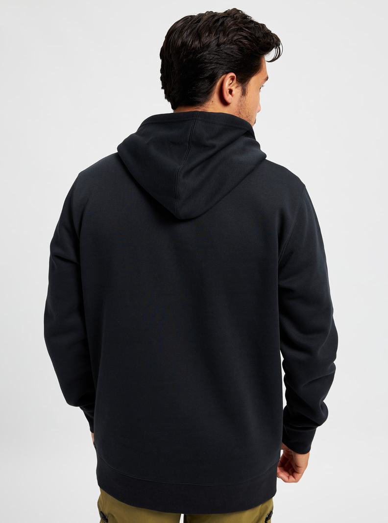 Black Burton Underhill Pullover Men's Hoodies | JRCGYU607