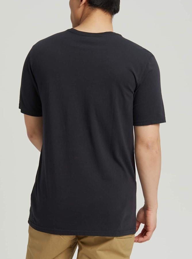 Black Burton Underhill Short Sleeve Men's T-Shirts | FMLOWB569