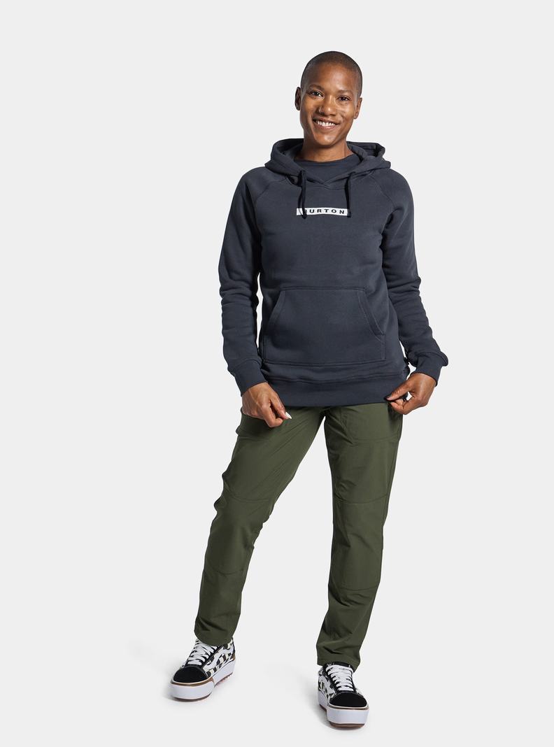 Black Burton Vault Pullover Women's Hoodies | GZNRTS671