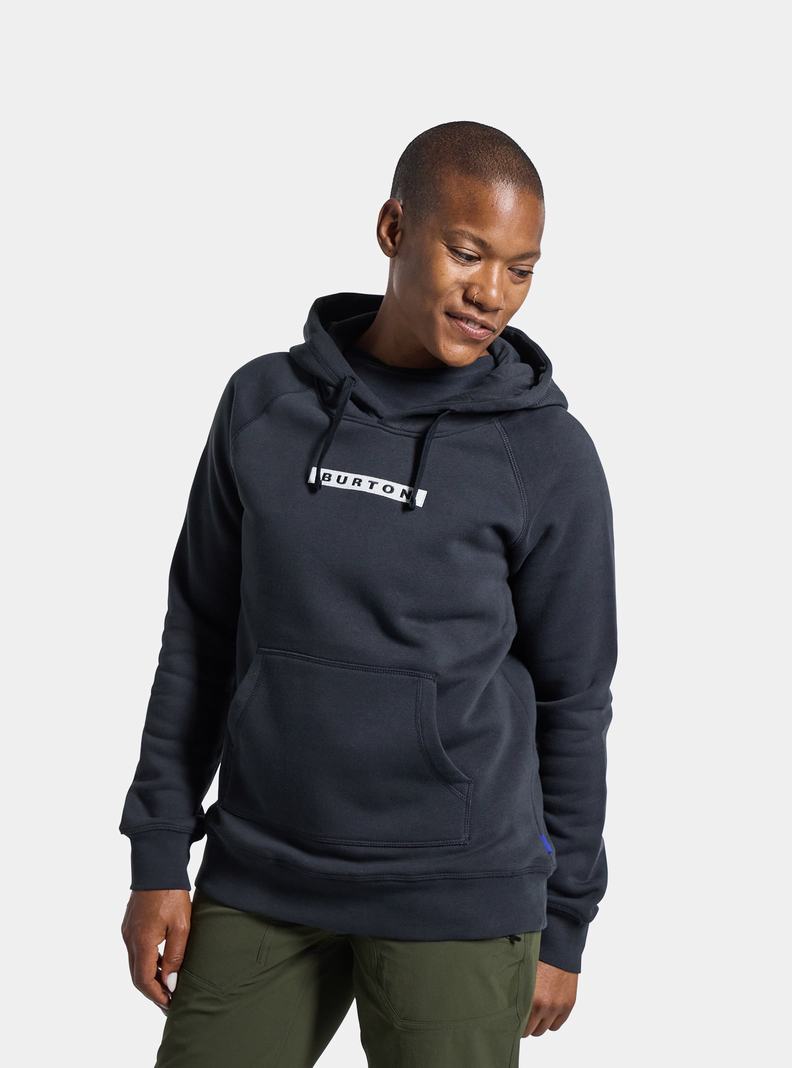 Black Burton Vault Pullover Women's Hoodies | GZNRTS671