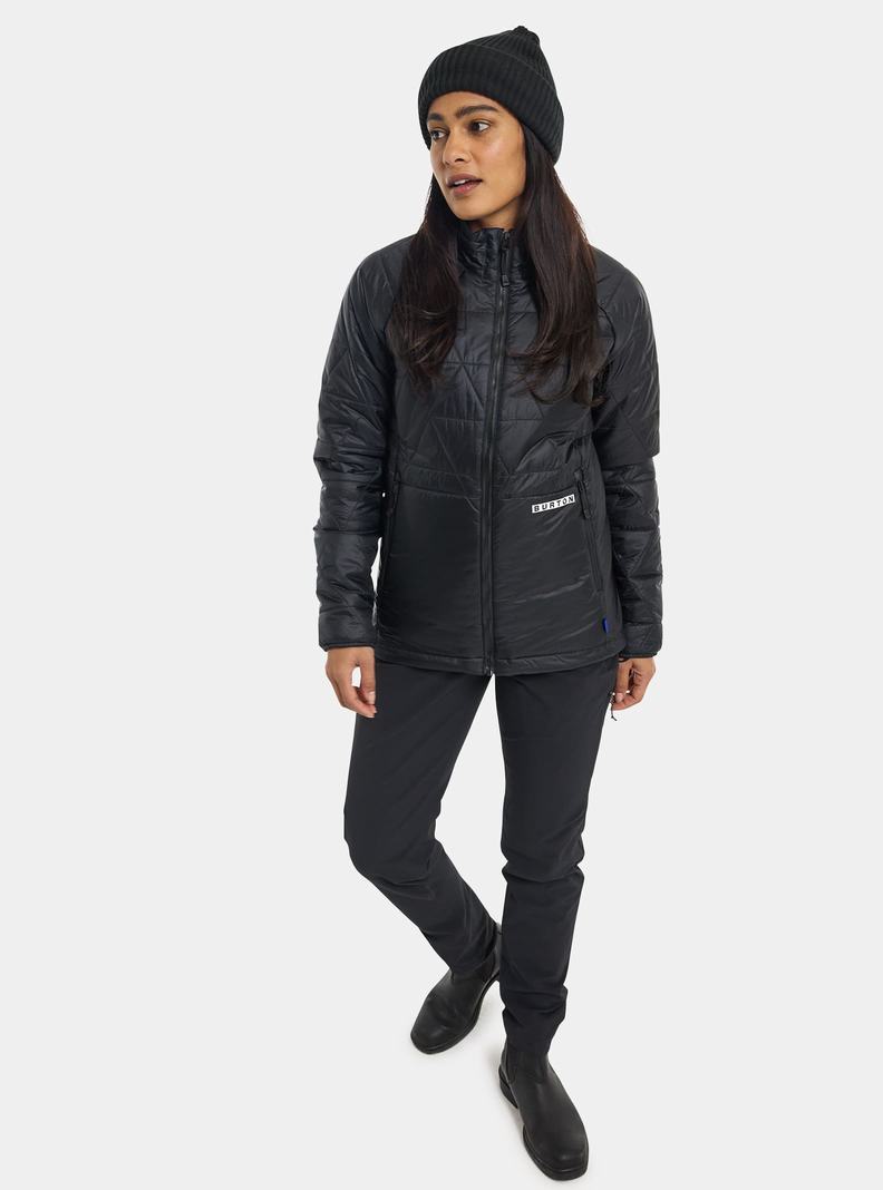 Black Burton Versatile Heat Synthetic Women's Ski Jackets | JXWFDO034