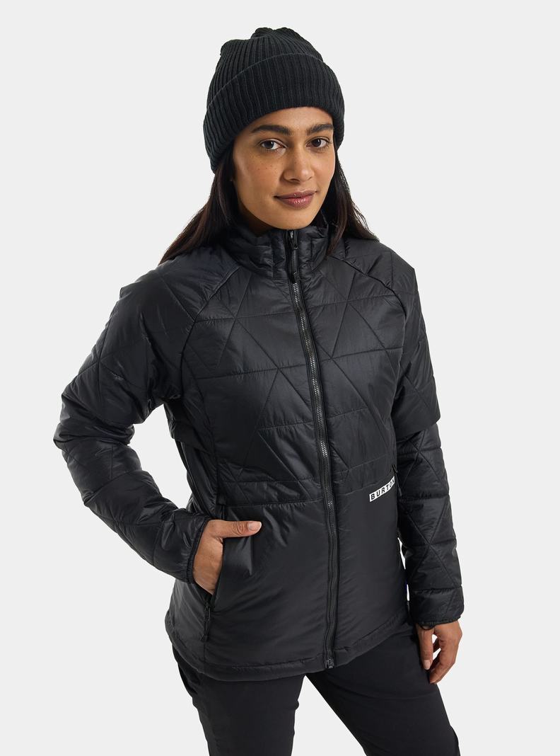 Black Burton Versatile Heat Synthetic Women's Ski Jackets | JXWFDO034