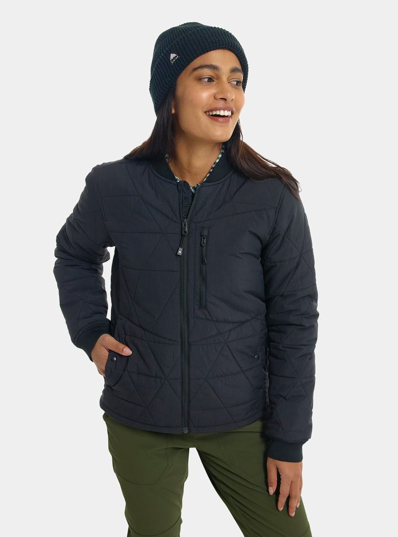 Black Burton Versatile Heat Women's Ski Jackets | URGNZC341