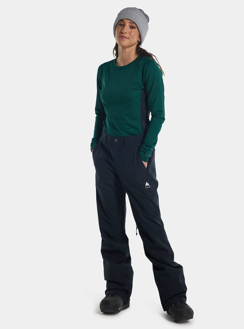 Black Burton Vida 2L Women's Ski Pants | CQJLVY078