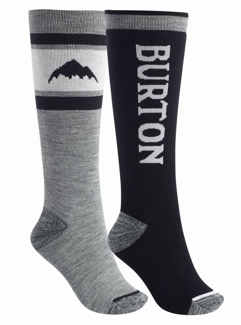 Black Burton Weekend Midweight (2 Pack) Women\'s Socks | ITFBAD508