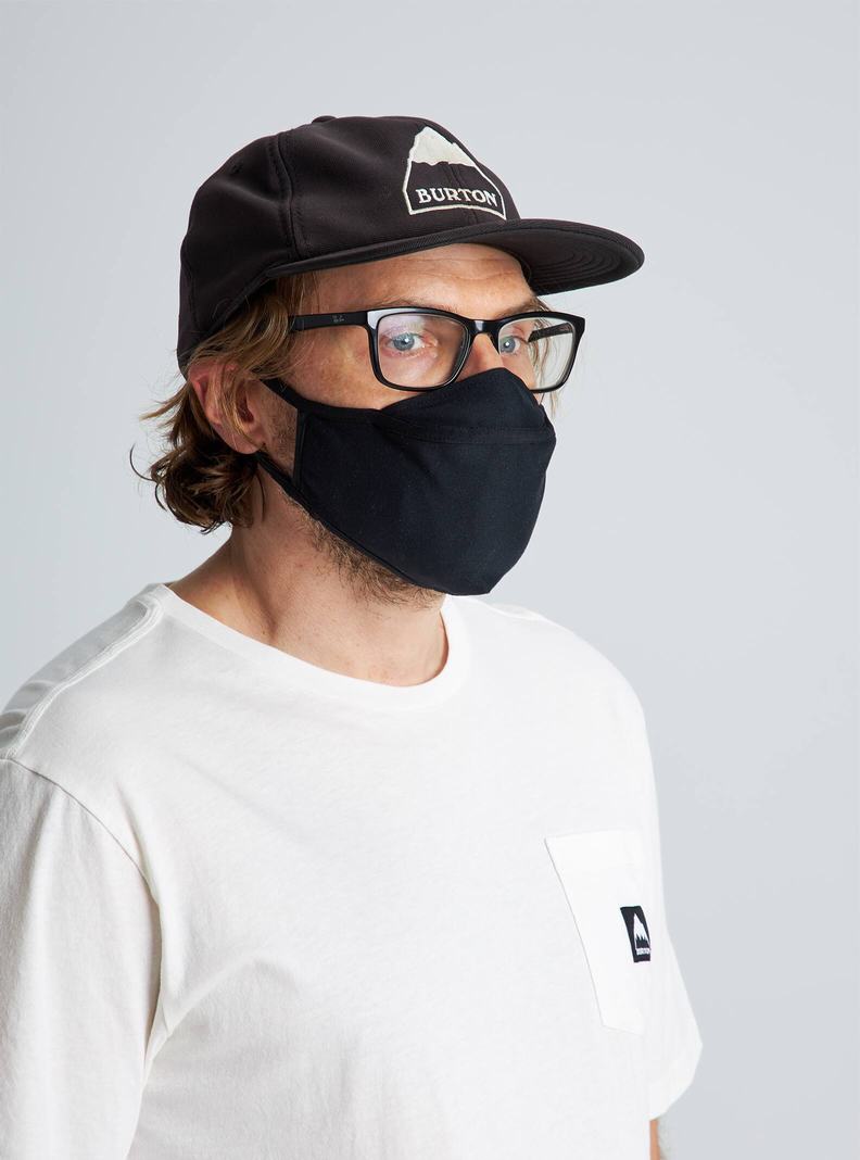 Black Burton Wicking Men's Facemasks | KEMZVS687