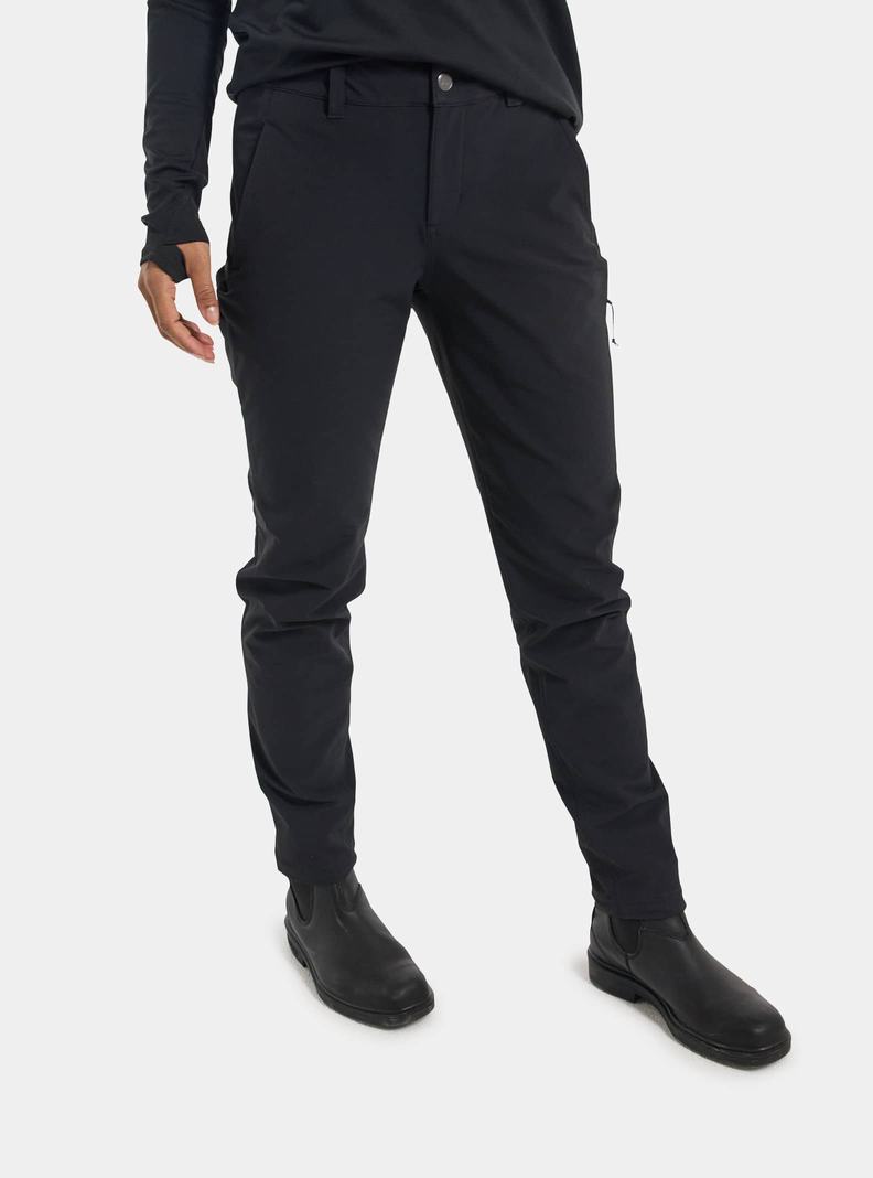 Black Burton Winter Shelter Brushed Women's Pants | LWKZDP016