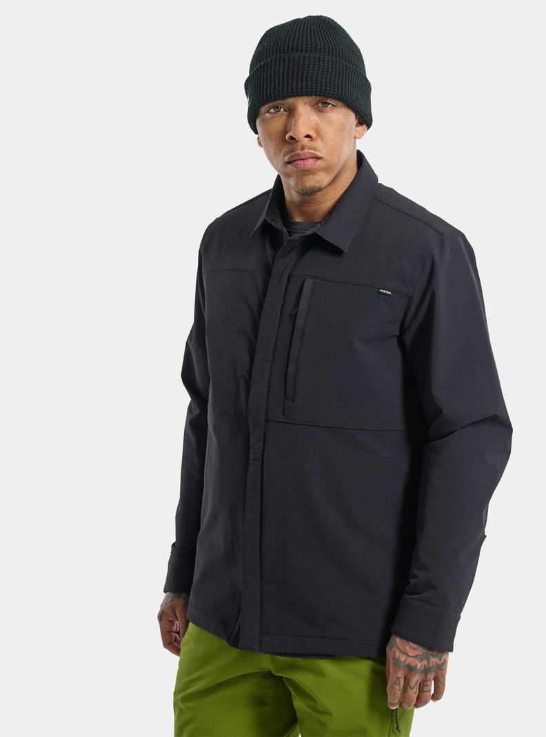 Black Burton Winter Shelter Three-In-One Top Men's Shirts | WUVGOR468