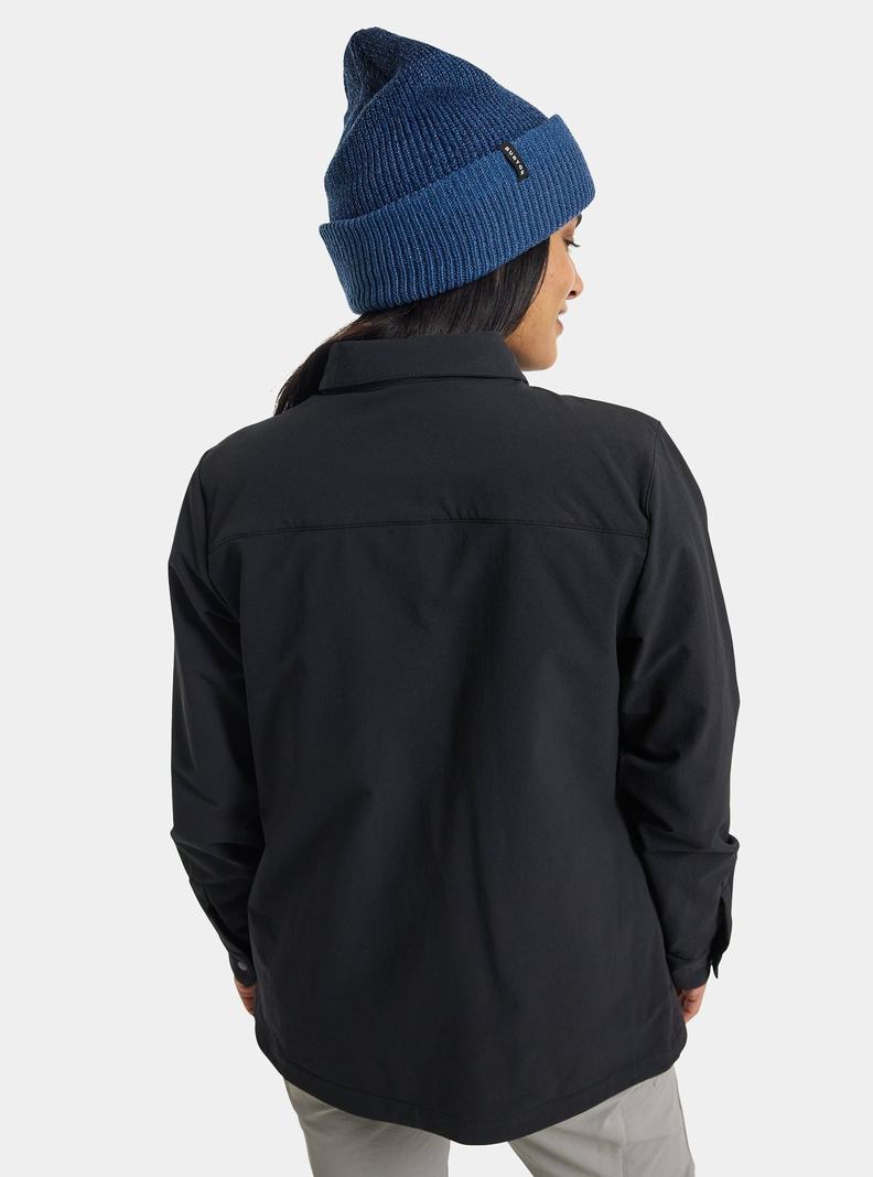 Black Burton Winter Shelter Three-In-One Top Women's Shirts | XWTDCK374