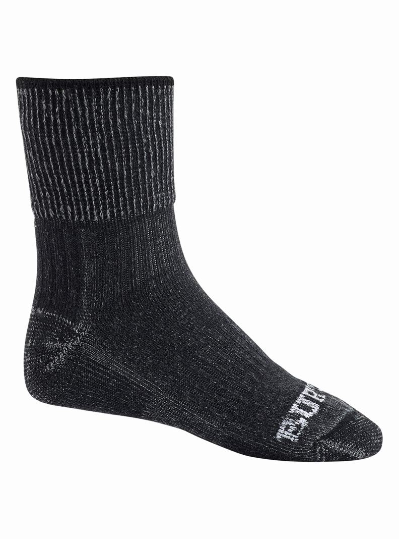 Black Burton Wool Hiker Men\'s Socks | FOARDT823