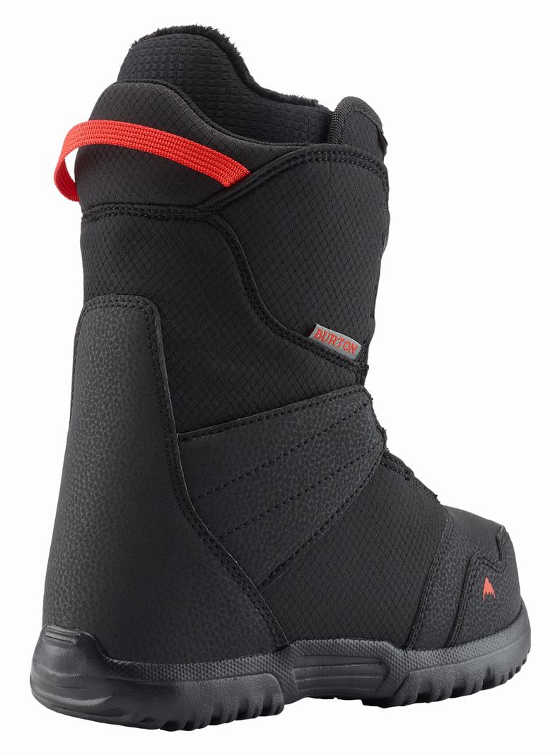 Black Burton Zipline BOA® Kids' Snowboard Boots | CZPIFA356