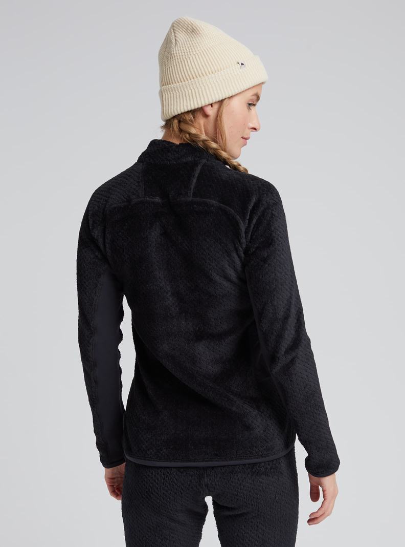 Black Burton [ak] Baker Hi-Loft™ Quarter-Zip Fleece Women's Sweatshirts | UIEMDO638