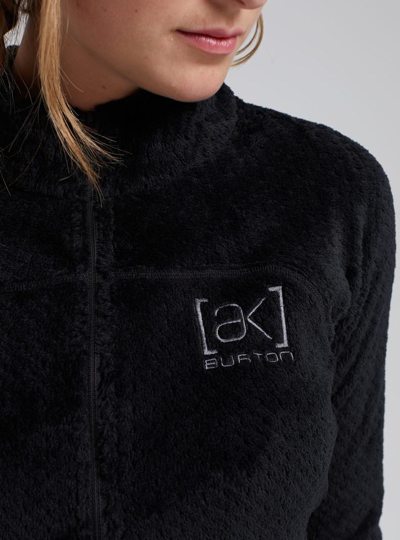 Black Burton [ak] Baker Hi-Loft™ Quarter-Zip Fleece Women's Sweatshirts | UIEMDO638