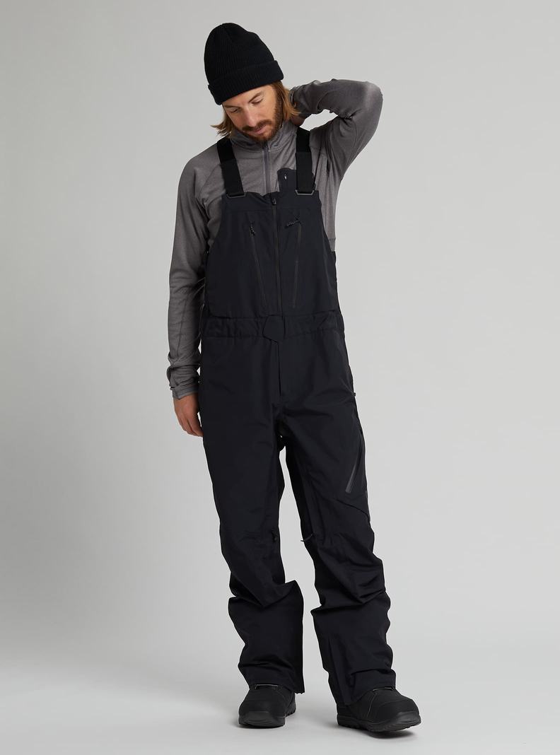 Black Burton [ak] Cyclic GORE-TEX 2L (Tall) Men's Bibs | WSOAIX853