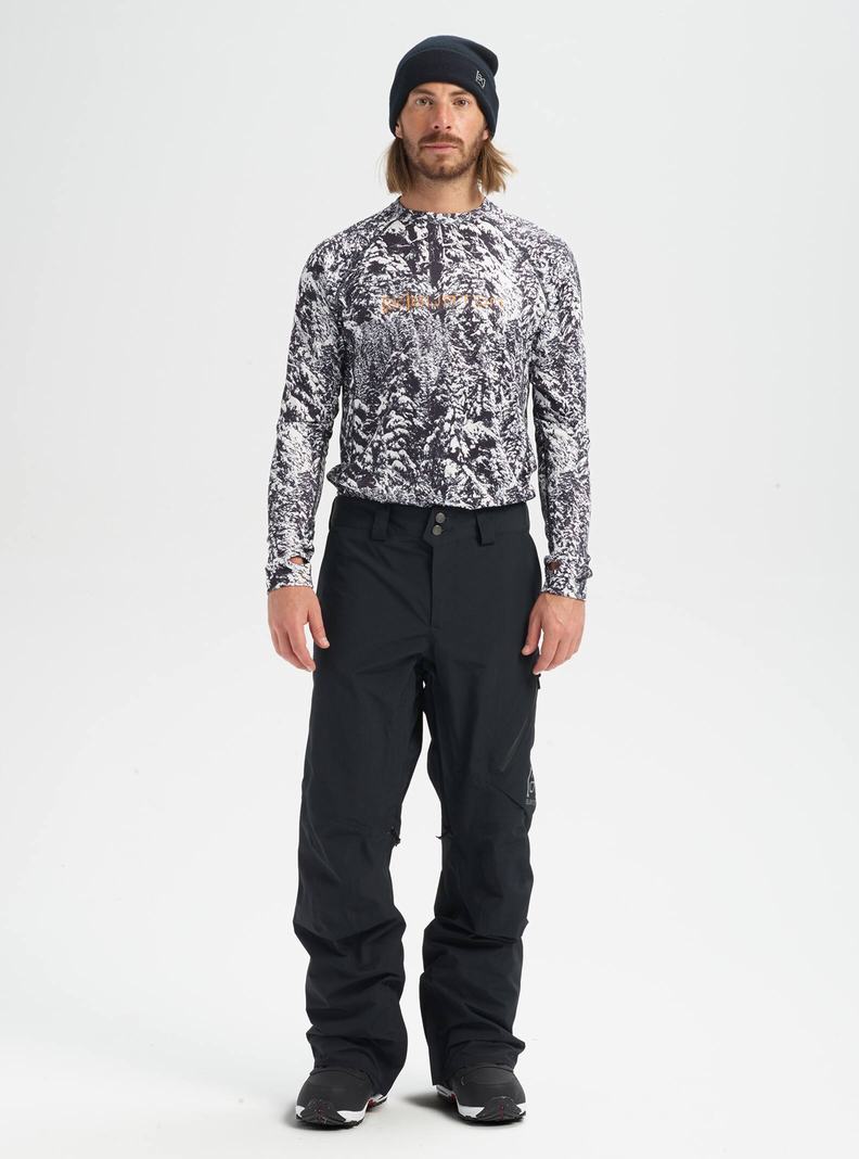 Black Burton [ak] Cyclic GORE‑TEX 2L (Short) Men's Ski Pants | YTZMXI736