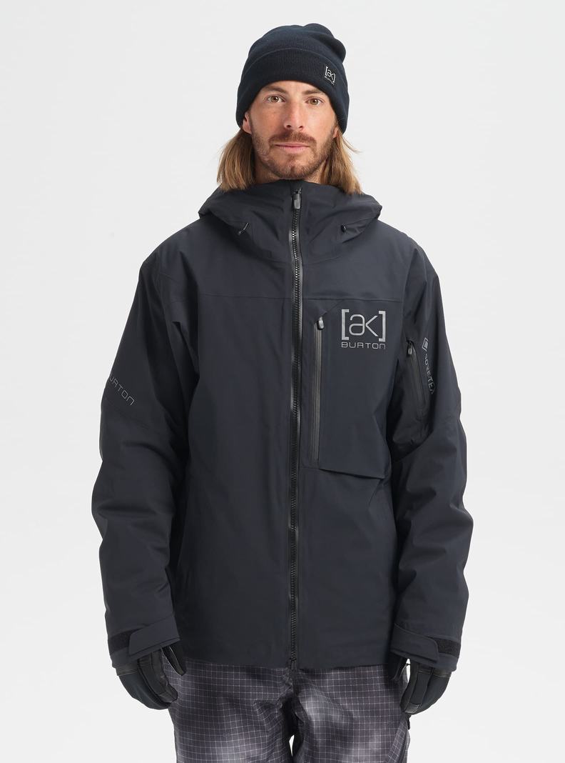 Black Burton [ak] Helitack GORE‑TEX 2L Stretch Men's Ski Jackets | BQYIXU971