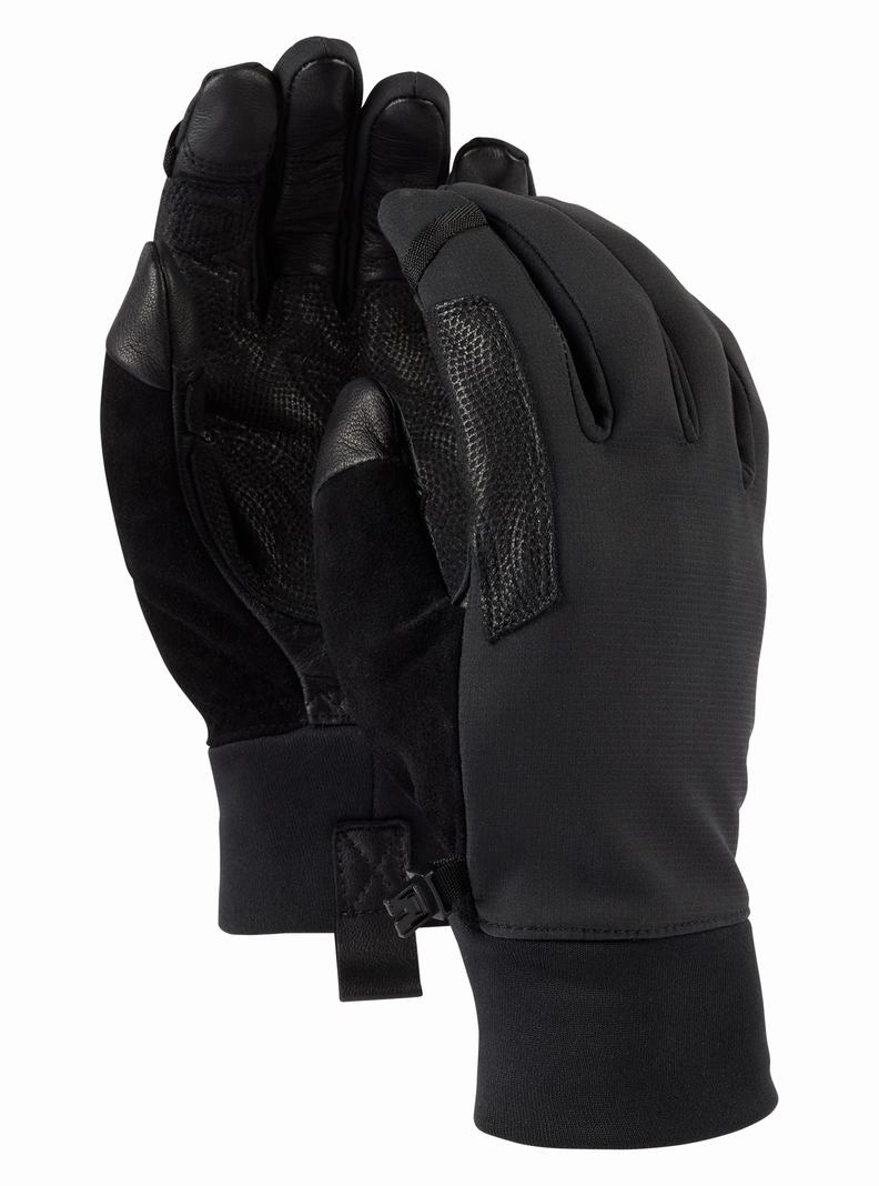 Black Burton [ak] Helium Expedition Men\'s Ski Gloves | EMAFJW730