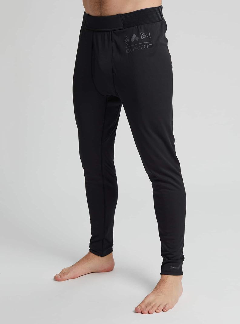 Black Burton [ak] Helium Power Grid™ Men's Base Layer Pants | MXLBGH570