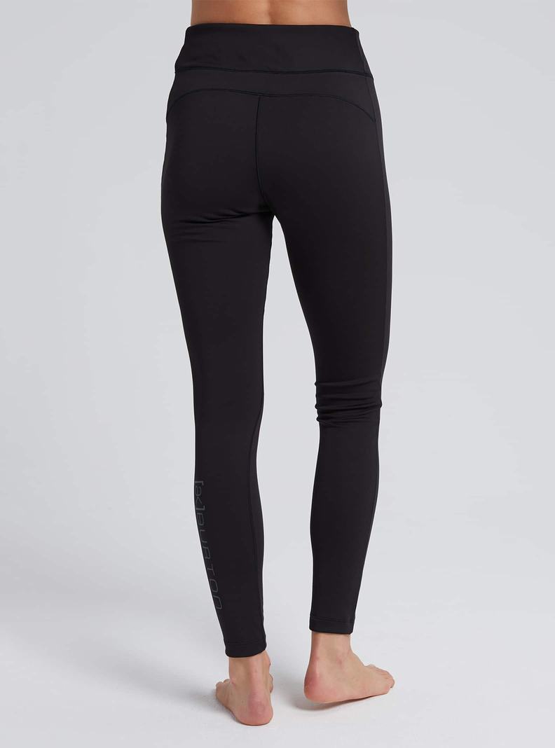 Black Burton [ak] Helium Power Grid™ Women's Base Layer Pants | VBGKJW354