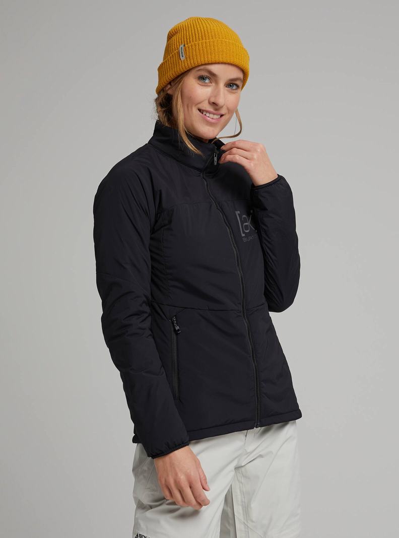 Black Burton [ak] Helium Stretch Insulated Women's Ski Jackets | XOVRBW405