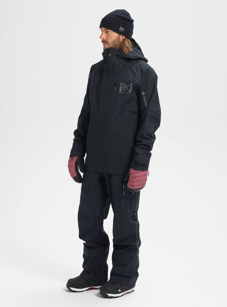 Black Burton [ak] Velocity GORE‑TEX 2L Anorak Men's Ski Jackets | DTAPFK492