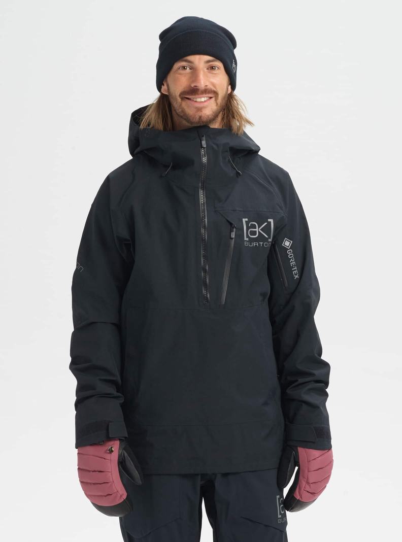 Black Burton [ak] Velocity GORE‑TEX 2L Anorak Men's Ski Jackets | DTAPFK492