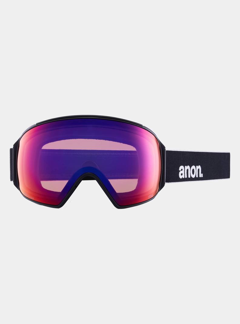 Black / Purple / Burton Anon M4 Goggles (Polarized Toric) + Bonus PERCEIVE Lens + MFI® Face Mask Men's Ski Goggles | MNTUAH065