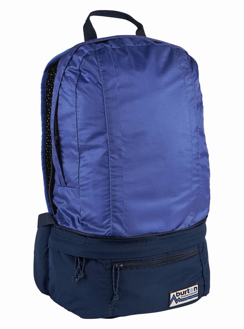 Blue / Blue Burton Sleyton 18L Packable Hip Pack Unisex Backpacks | FPXAEQ913