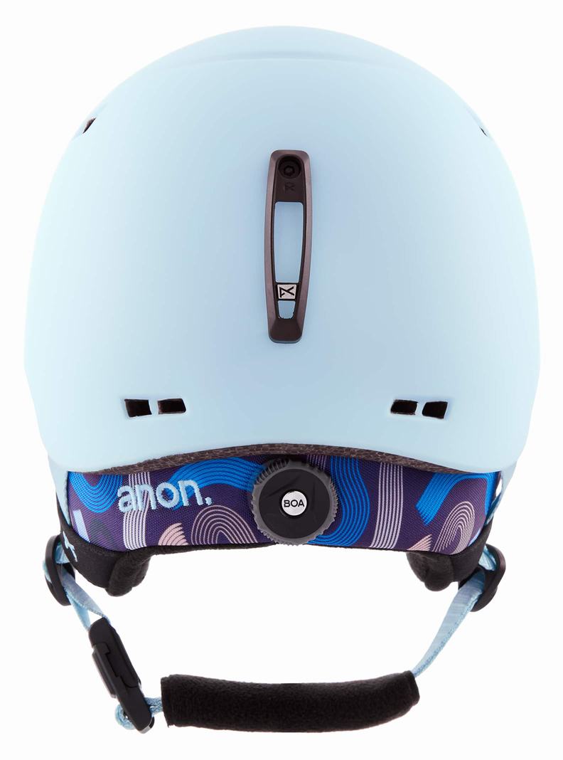 Blue Burton Anon Burner Kids' Snowboard Helmets | CLHNTY946