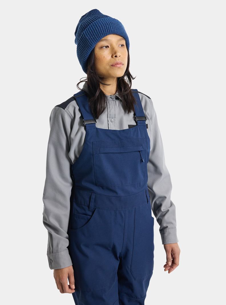 Blue Burton Avalon 2L (Tall) Women's Bibs | GIJUPL581