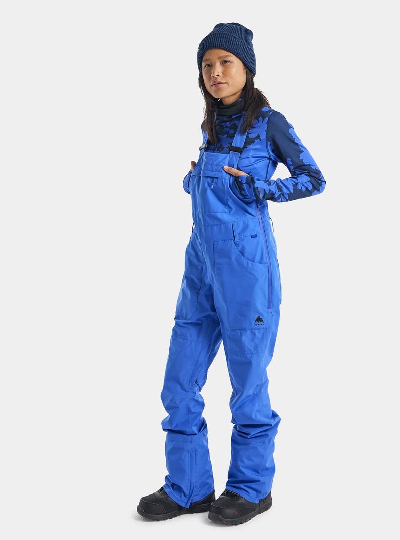 Blue Burton Avalon GORE-TEX 2L Women's Bibs | NPUWEA762