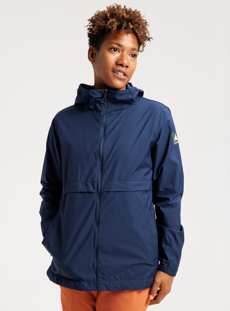 Blue Burton Breezerite Women's Ski Jackets | MDEHXA536