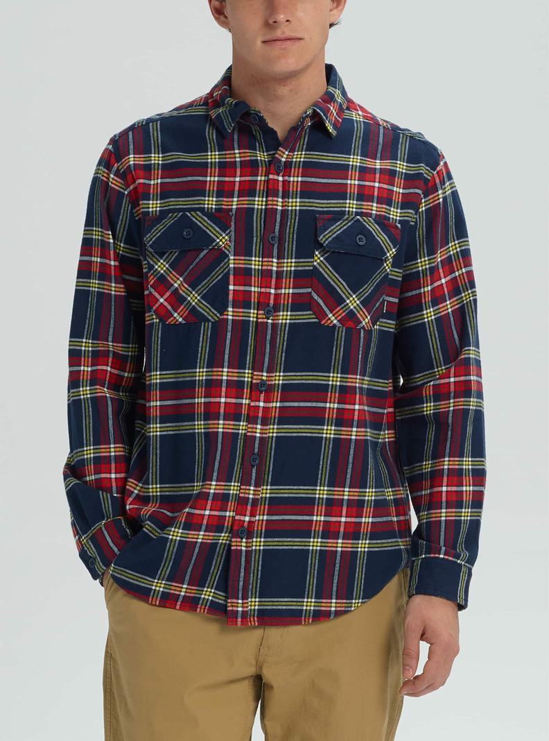 Blue Burton Brighton Flannel Men's Shirts | NEITGQ354