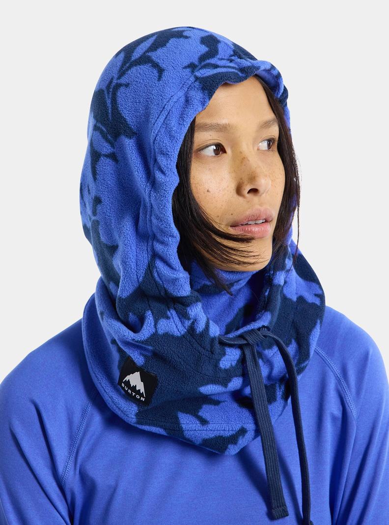 Blue Burton Burke Hood Women's Facemasks | OTEVFY532