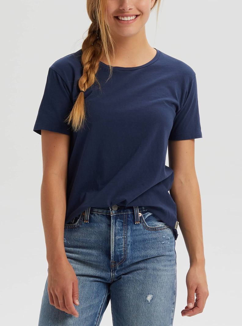 Blue Burton Classic Short Sleeve Women's T-Shirts | SUGAMI157