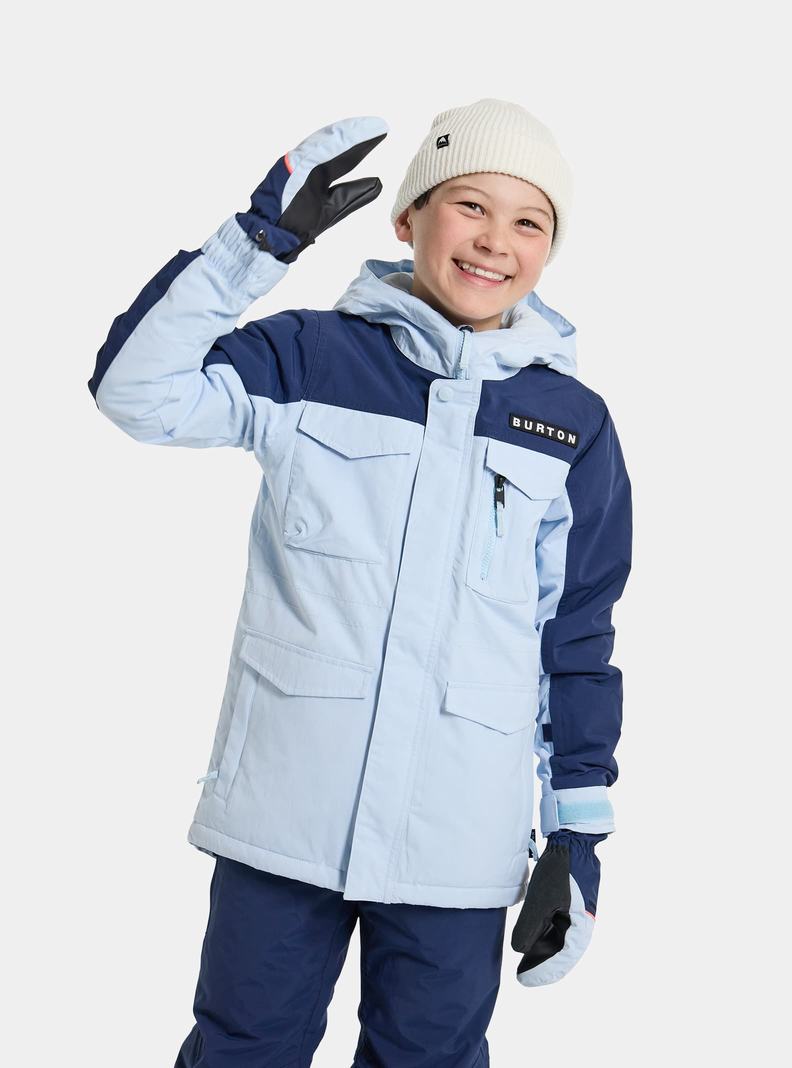 Blue Burton Covert 2L Kids' Ski Jackets | UGZLOW158