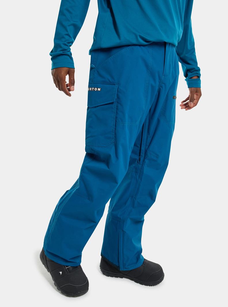 Blue Burton Covert Insulated Men's Ski Pants | EBVYLM027