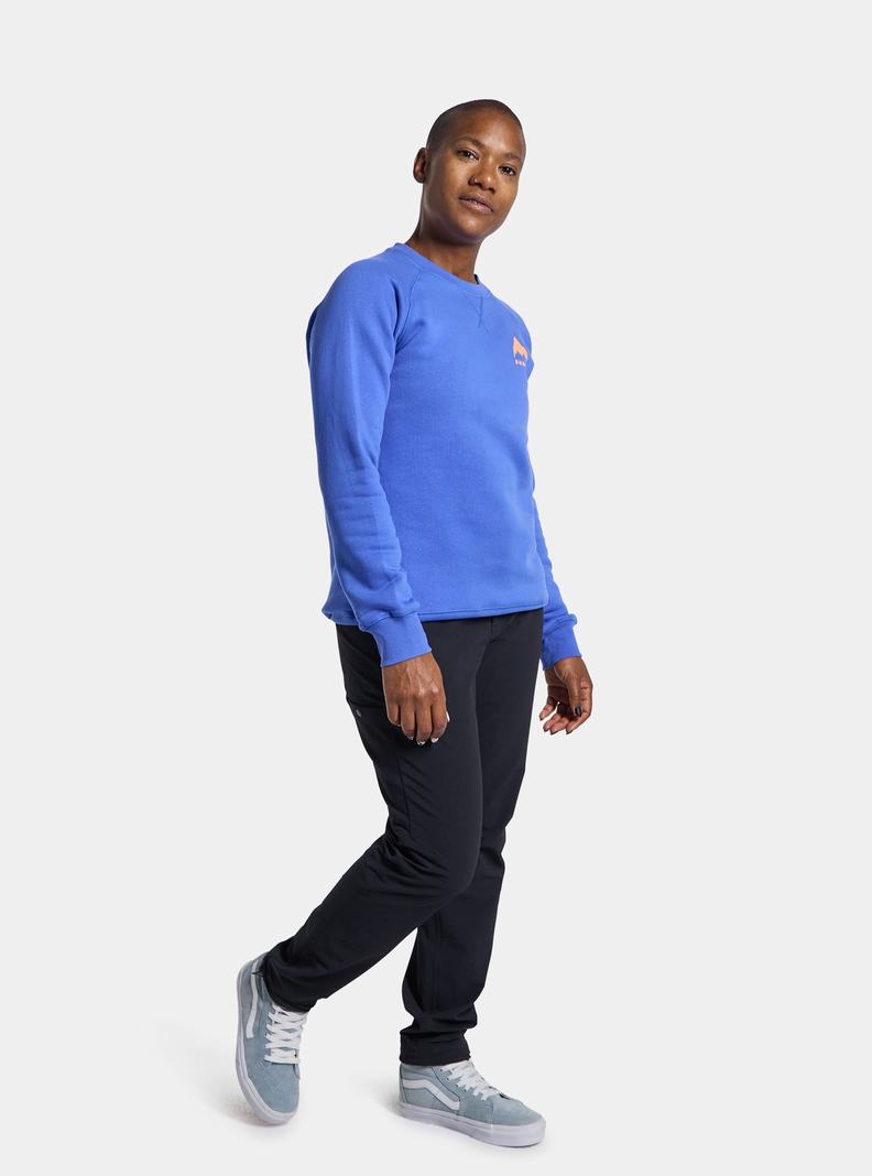 Blue Burton Elite Women's Sweatshirts | CTIRDH146