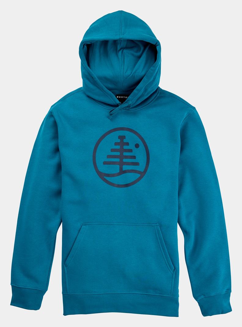 Blue Burton Family Tree Pullover Men\'s Hoodies | SDCXEL250